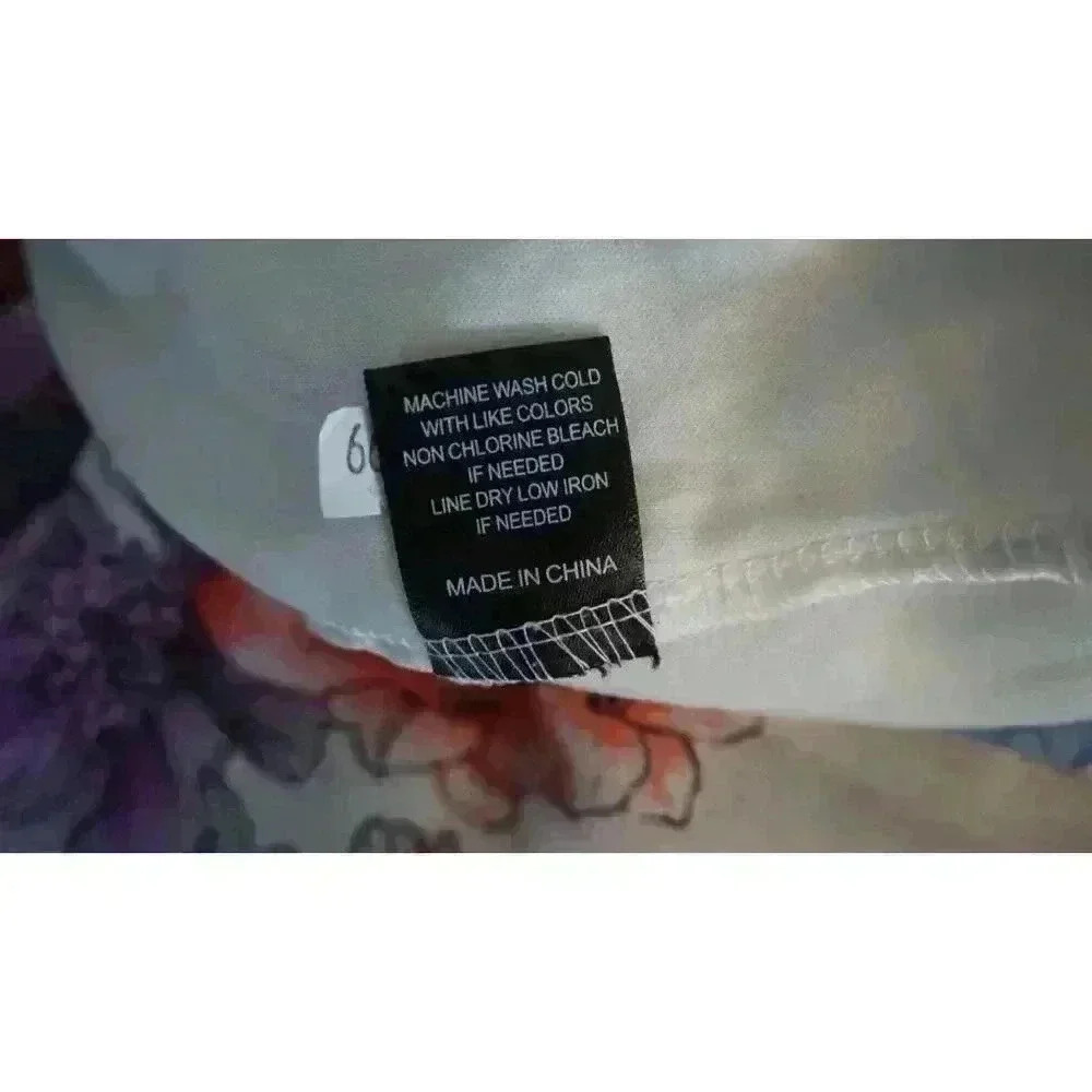 Crystal Sky White Floral Maxi V-Neck Flutter Short Sleeves Boho Dress Size 9 - Picture 14 of 15